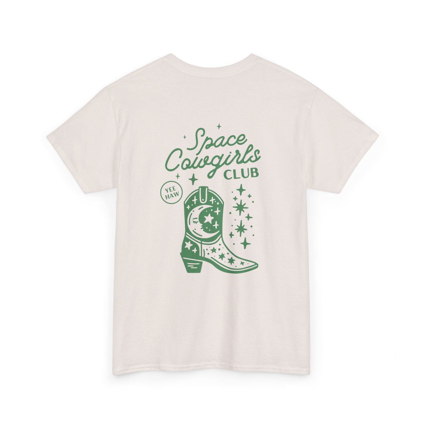 Space Cowgirls Club Tee Hippie Green