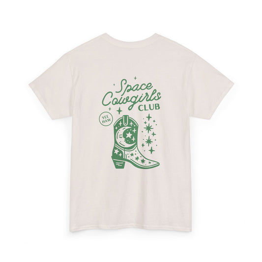 Space Cowgirls Club Tee Hippie Green