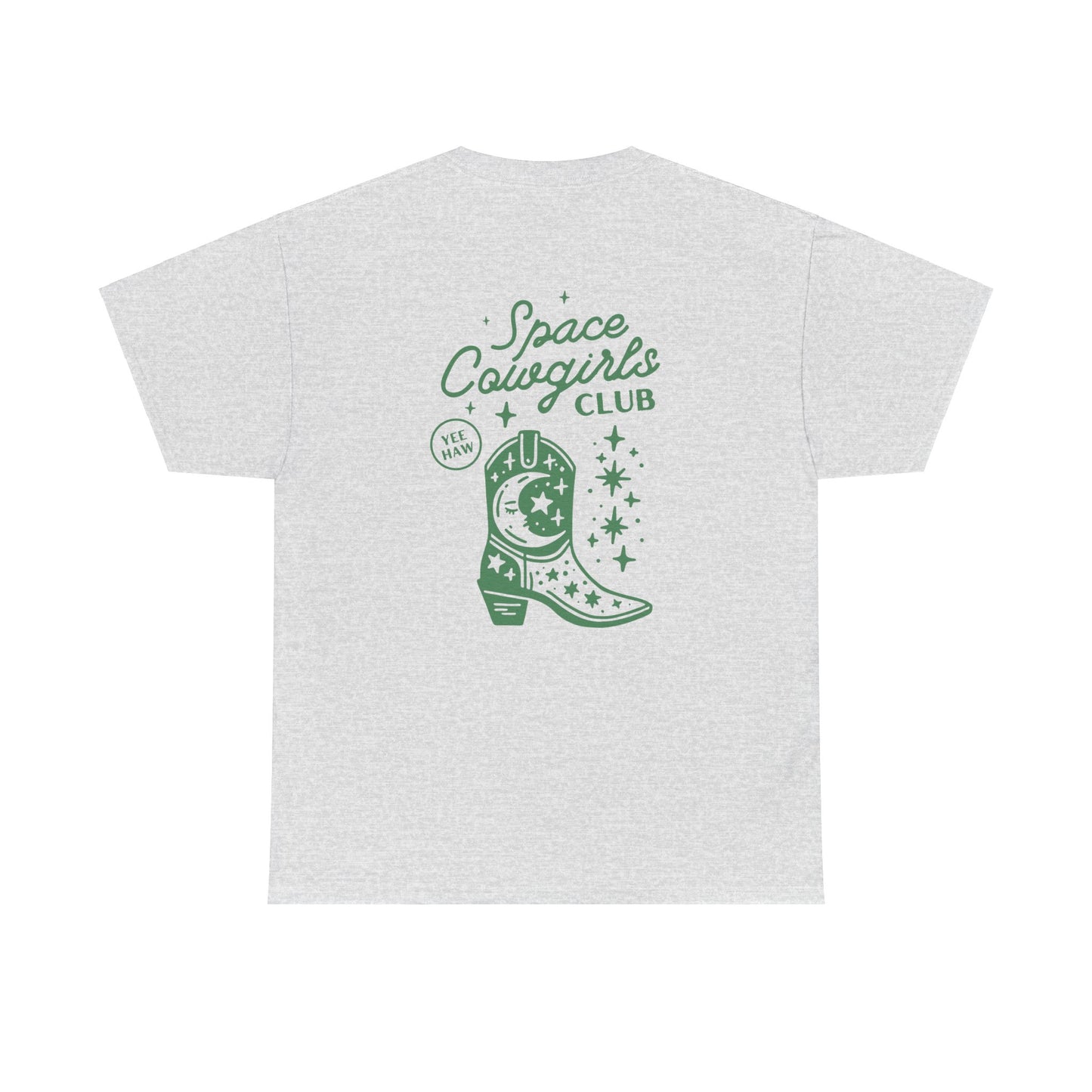 Space Cowgirls Club Tee Hippie Green