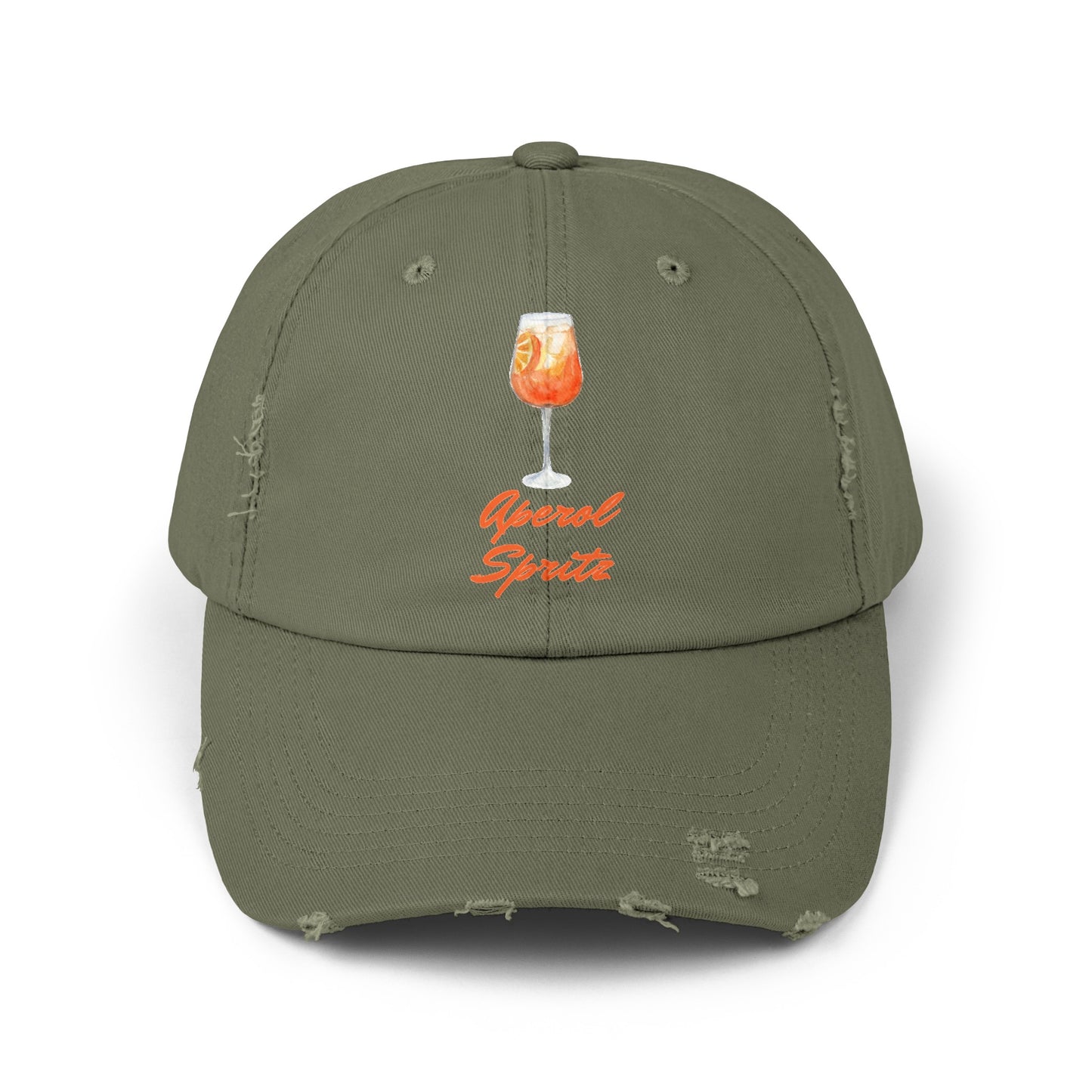 Aperol Spritz Distressed Cap