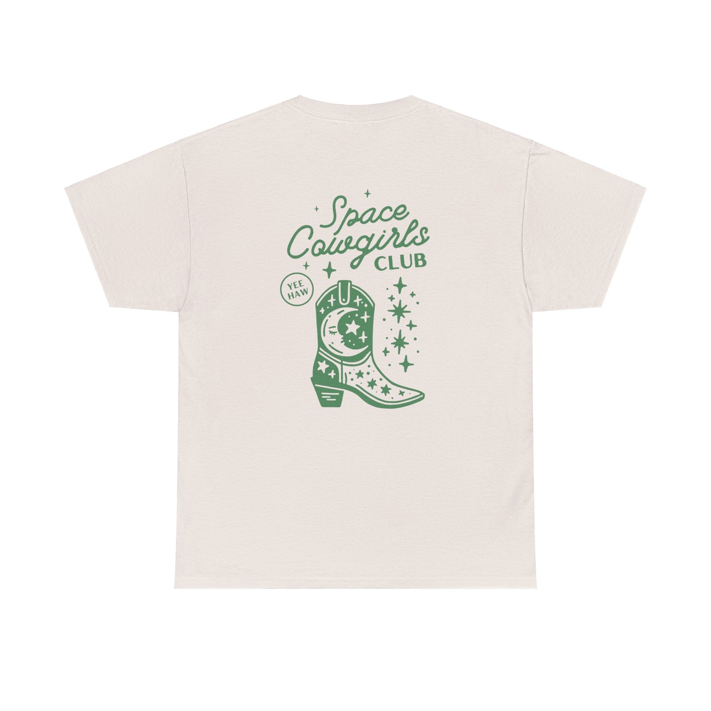 Space Cowgirls Club Tee Hippie Green