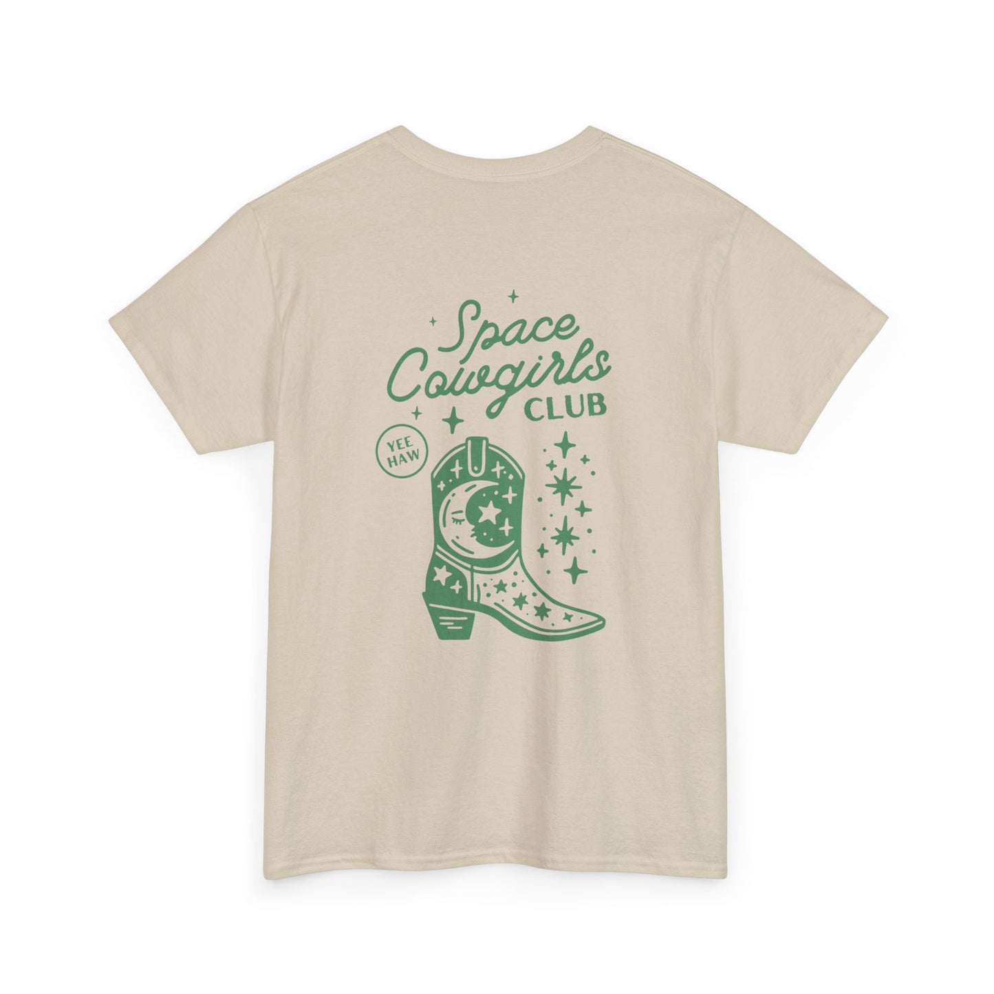 Space Cowgirls Club Tee Hippie Green