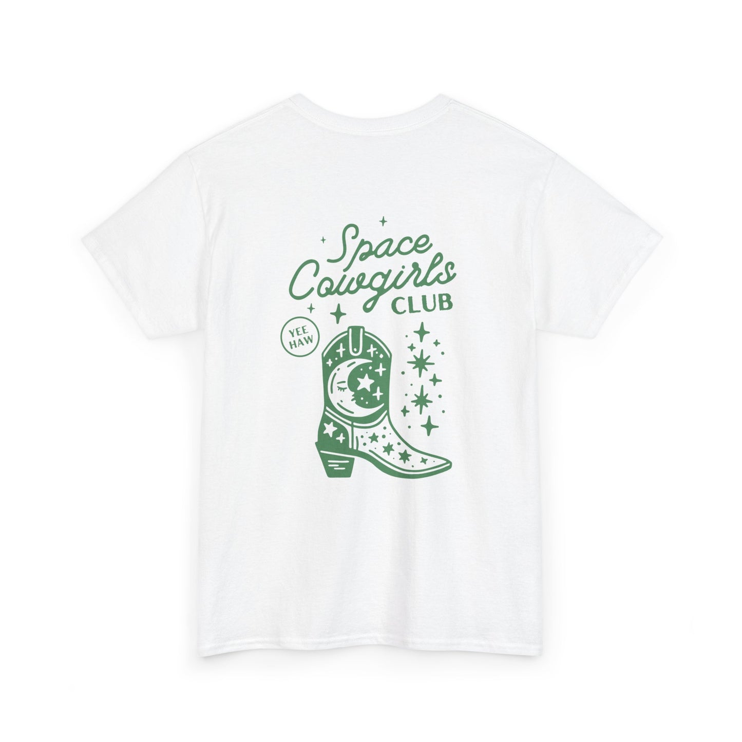 Space Cowgirls Club Tee Hippie Green