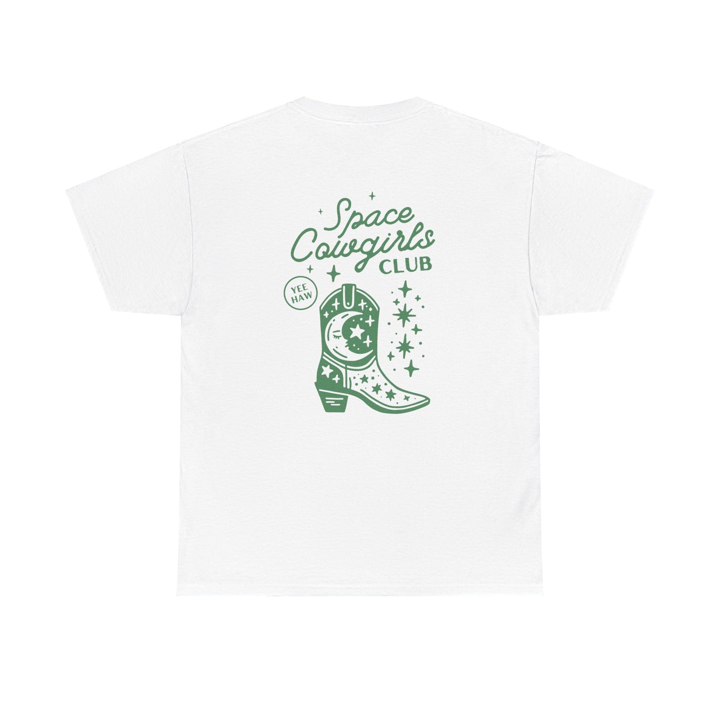 Space Cowgirls Club Tee Hippie Green