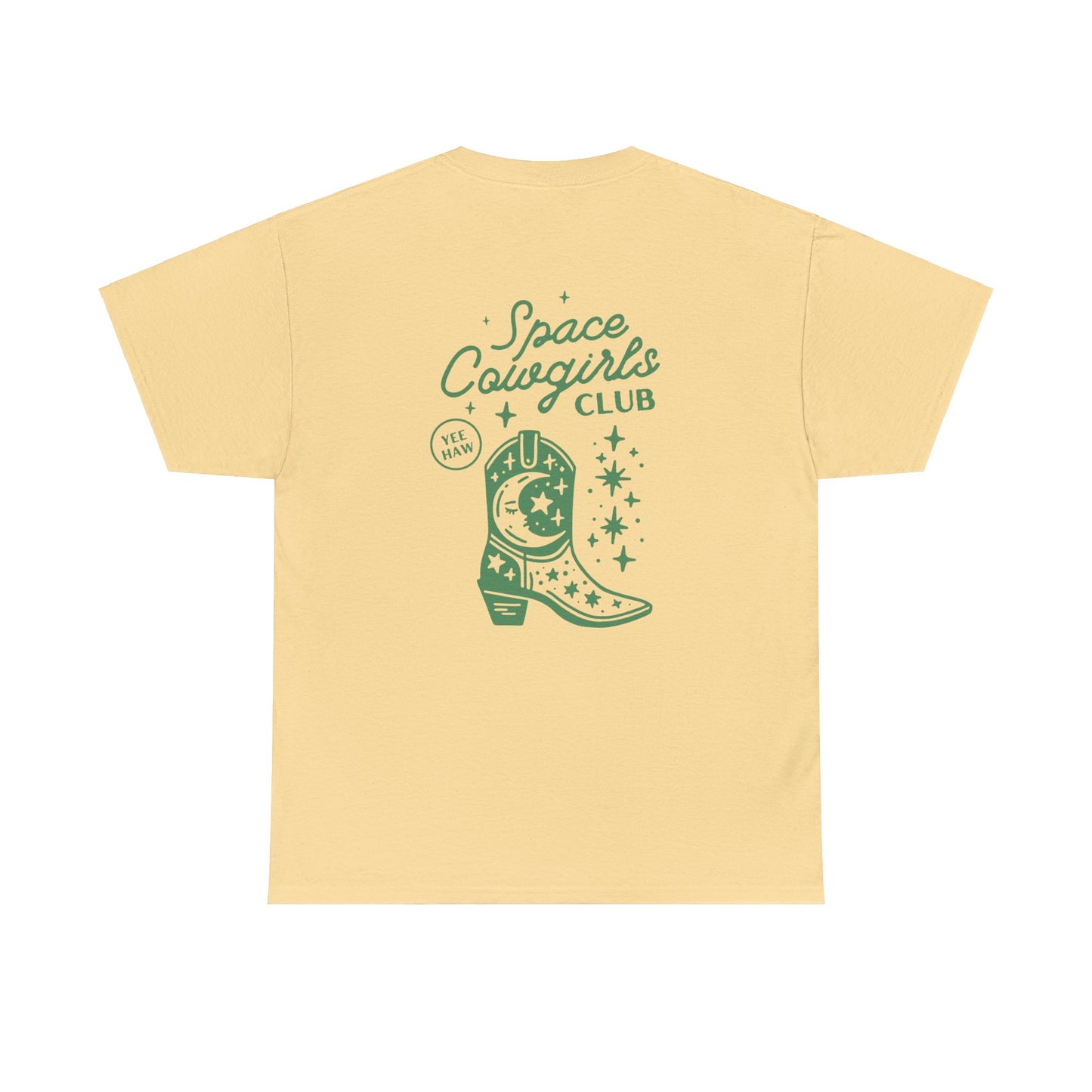 Space Cowgirls Club Tee Hippie Green